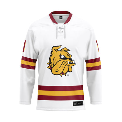 UMN Duluth - NCAA Women's Ice Hockey : Eve Gascon - White Hockey Jersey-0