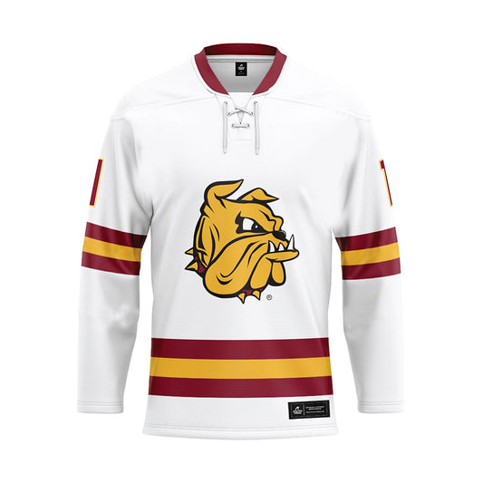 UMN Duluth - NCAA Women's Ice Hockey : Eve Gascon - White Hockey Jersey-0