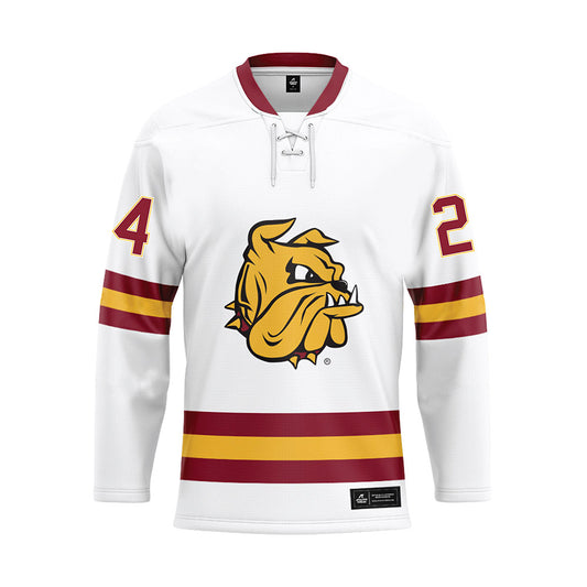UMN Duluth - NCAA Women's Ice Hockey : Ida Karlsson - White Hockey Jersey-0