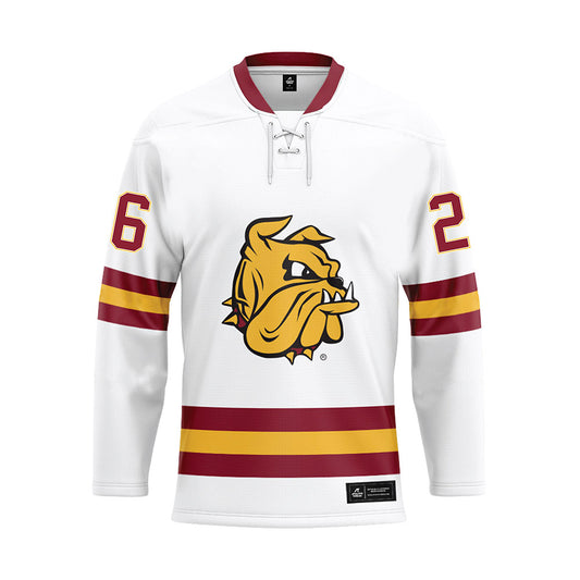 UMN Duluth - NCAA Women's Ice Hockey : Devyn Millwater - White Hockey Jersey-0