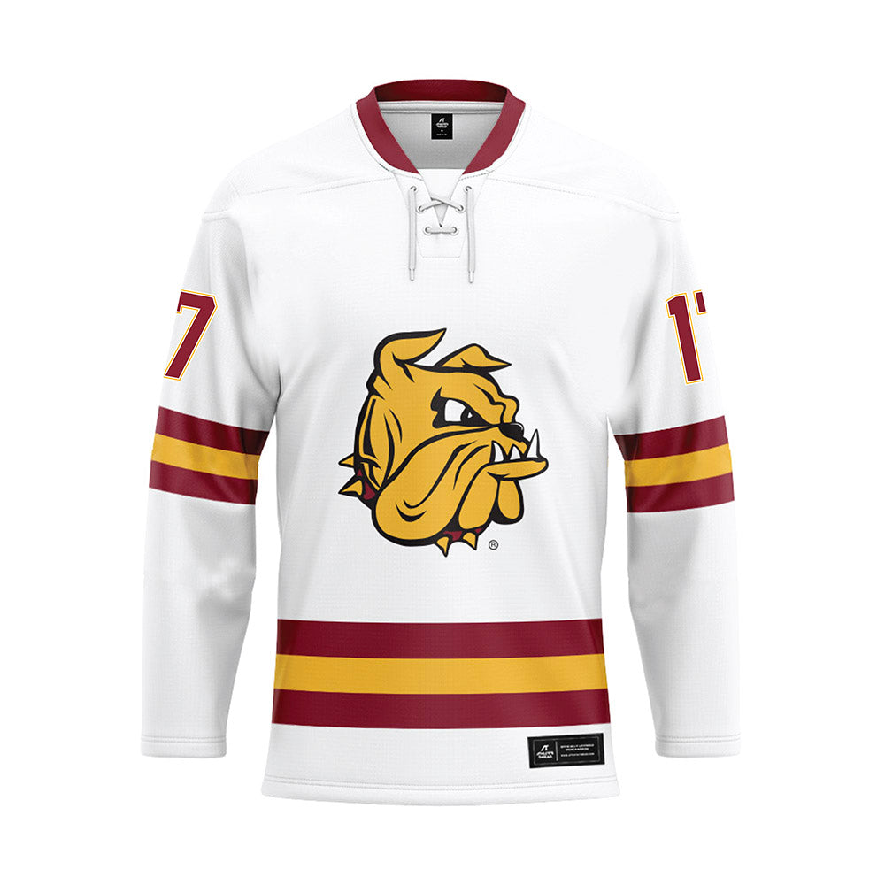 UMN Duluth - NCAA Women's Ice Hockey : Ella Pukala - White Hockey Jersey-0