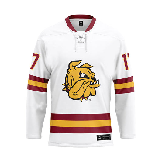 UMN Duluth - NCAA Women's Ice Hockey : Ella Pukala - White Hockey Jersey-0