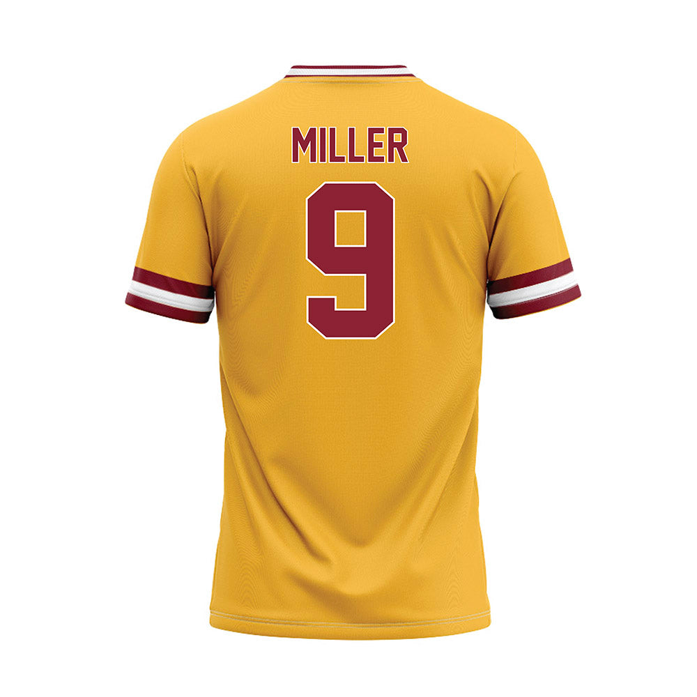 UMN Duluth - NCAA Softball : Maya Miller - Gold Baseball Jersey-1