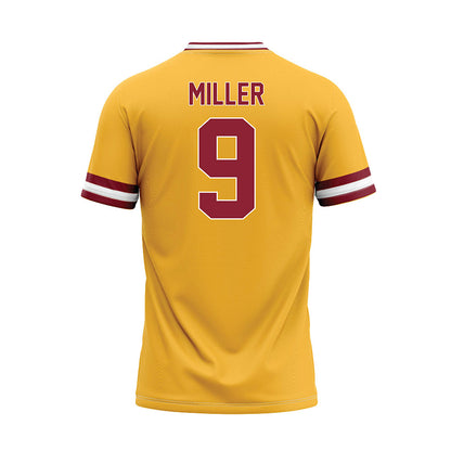 UMN Duluth - NCAA Softball : Maya Miller - Gold Baseball Jersey-1
