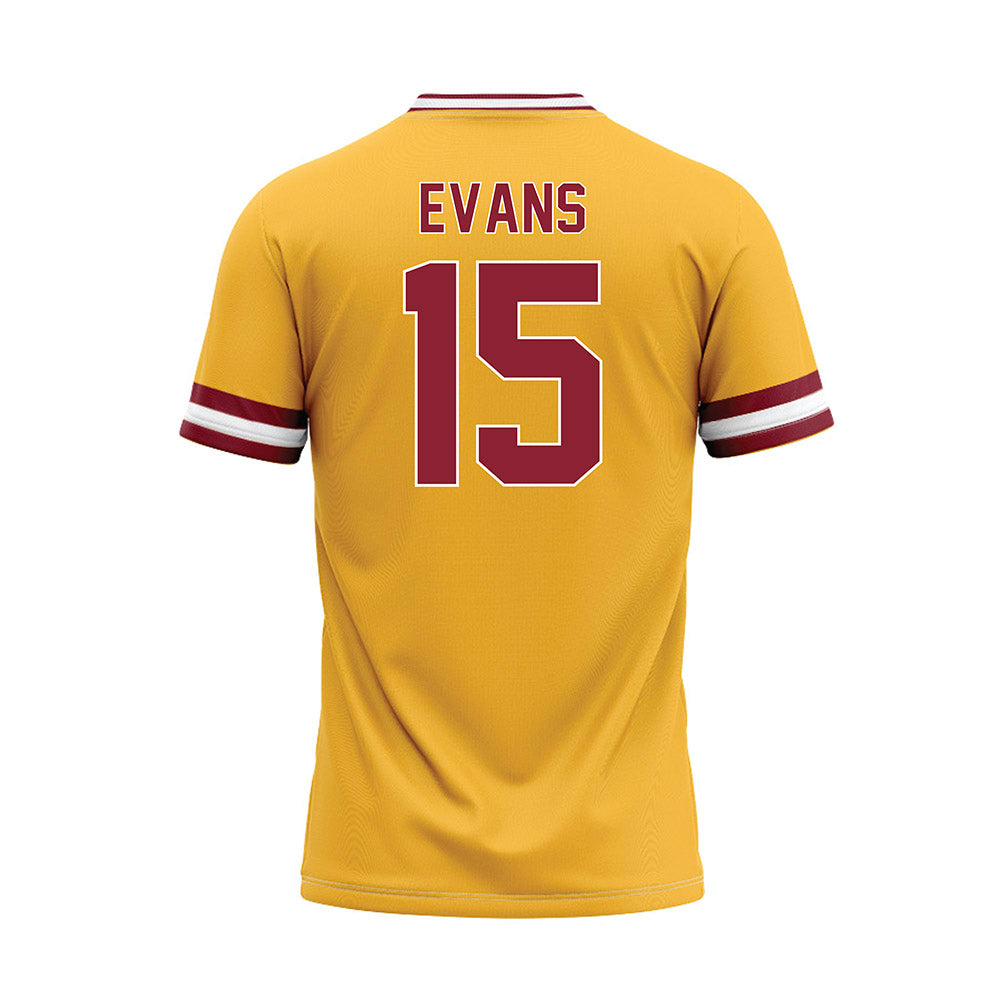 UMN Duluth - NCAA Softball : Daphne Evans - Gold Baseball Jersey-1