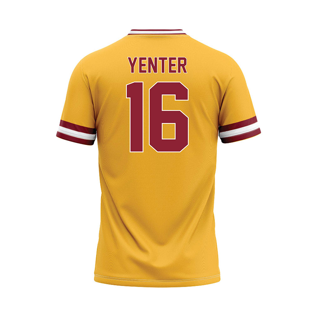 UMN Duluth - NCAA Softball : Kaylin Yenter - Gold Baseball Jersey-1