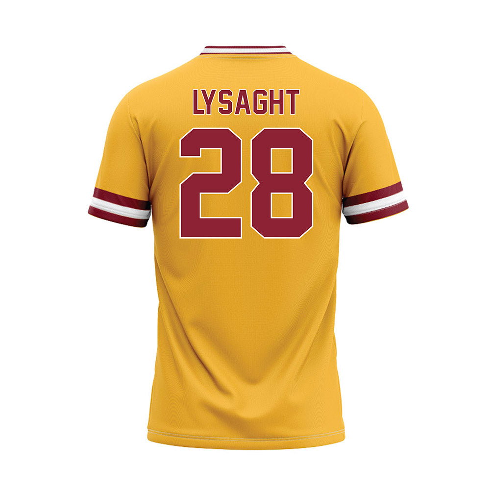 UMN Duluth - NCAA Baseball : Ayden Lysaght - Gold Baseball Jersey-1