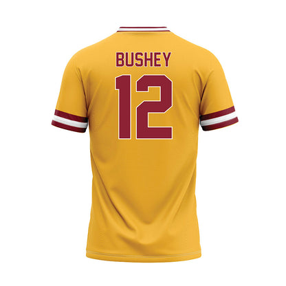 UMN Duluth - NCAA Baseball : Henry Bushey - Gold Baseball Jersey-1
