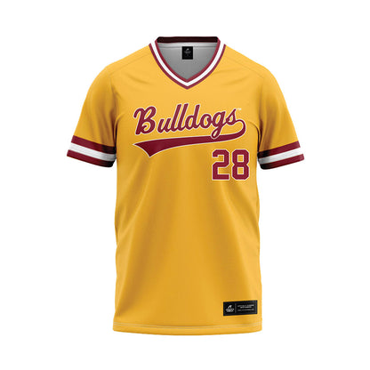 UMN Duluth - NCAA Baseball : Ayden Lysaght - Gold Baseball Jersey-0