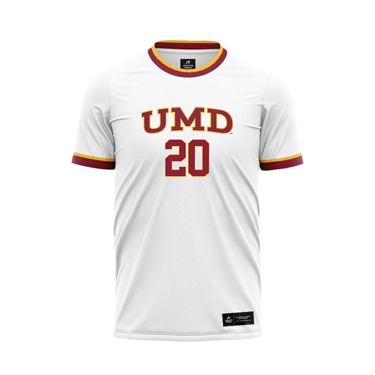 UMN Duluth - NCAA Women's Soccer : Jessica Eischens - White Soccer Jersey-0