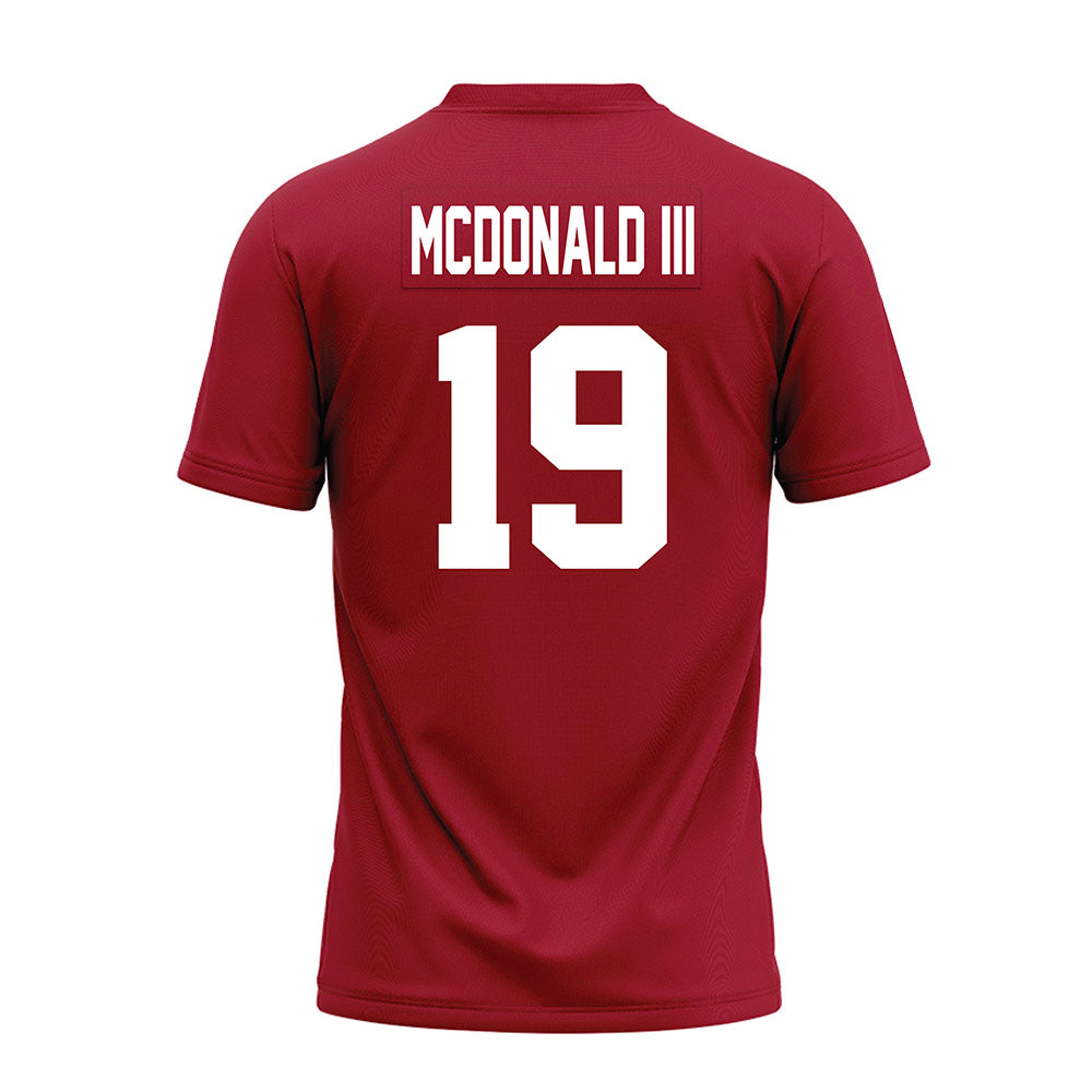 Alabama - NCAA Football : Chuck McDonald III - Premium Football Jersey-1