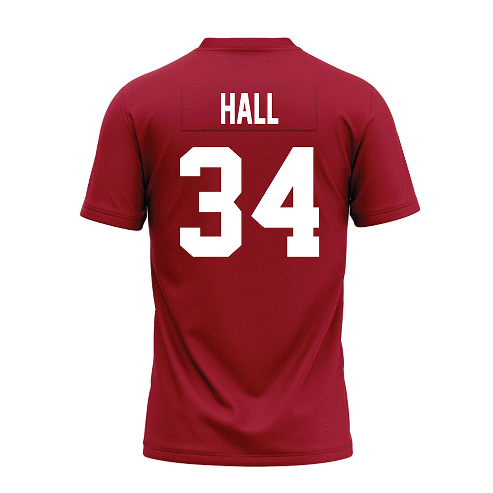 Alabama - NCAA Football : Zay Hall - Premium Football Jersey-1