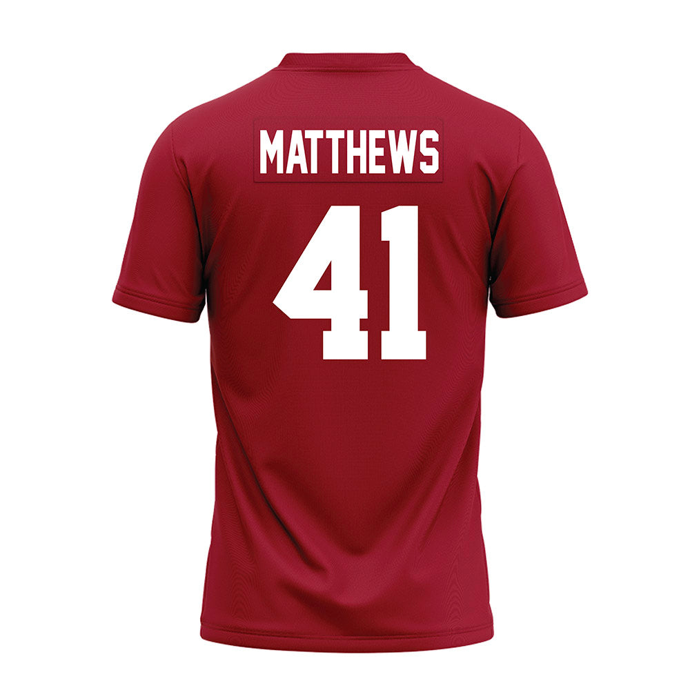 Alabama - NCAA Football : Jamarion Matthews - Premium Football Jersey-1