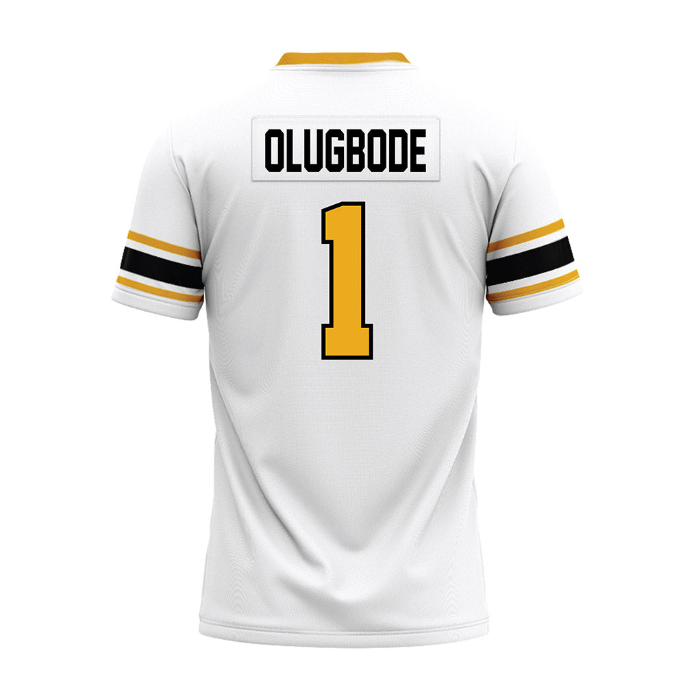 Missouri - NCAA Football : Donovan Olugbode - White Premium Football Jersey-1