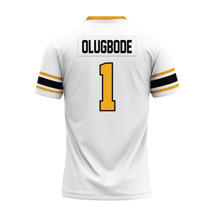 Missouri - NCAA Football : Donovan Olugbode - White Premium Football Jersey-1