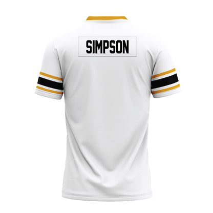 Missouri - NCAA Football : Donta Simpson - White Premium Football Jersey-1