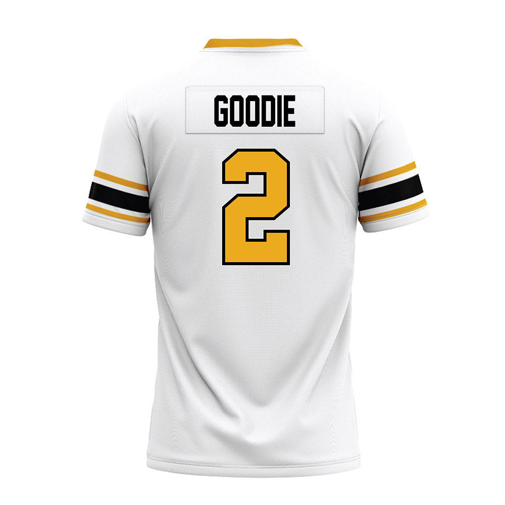 Missouri - NCAA Football : Caleb Goodie - White Premium Football Jersey-1