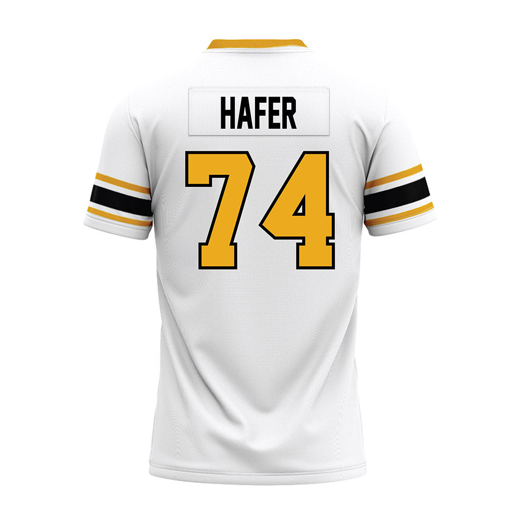 Missouri - NCAA Football : Whit Hafer - White Premium Football Jersey-1