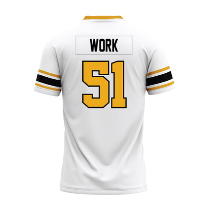 Missouri - NCAA Football : Luke Work - White Premium Football Jersey-1