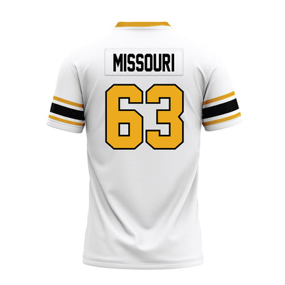 Missouri - NCAA Football : Chace Missouri - White Premium Football Jersey-1