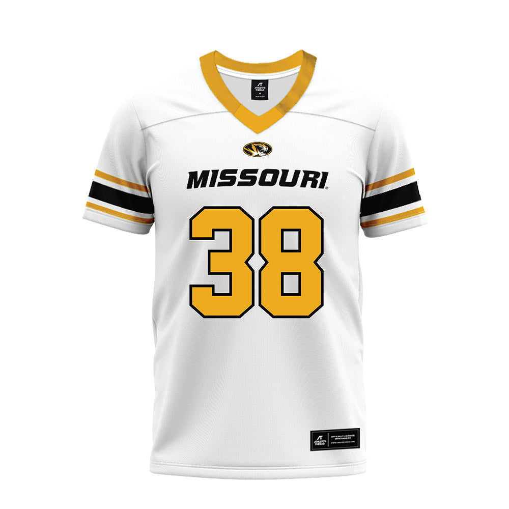 Missouri - NCAA Football : Keenan Harris - White Premium Football Jersey-0