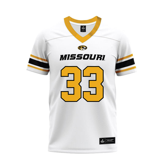 Missouri - NCAA Football : JJ Bush - White Premium Football Jersey-0