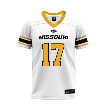 Missouri - NCAA Football : Kenric Lanier - White Premium Football Jersey-0