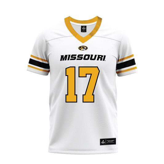 Missouri - NCAA Football : Kenric Lanier - White Premium Football Jersey-0