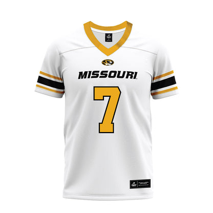 Missouri - NCAA Football : Kensley Louidor Faustin - White Premium Football Jersey-0