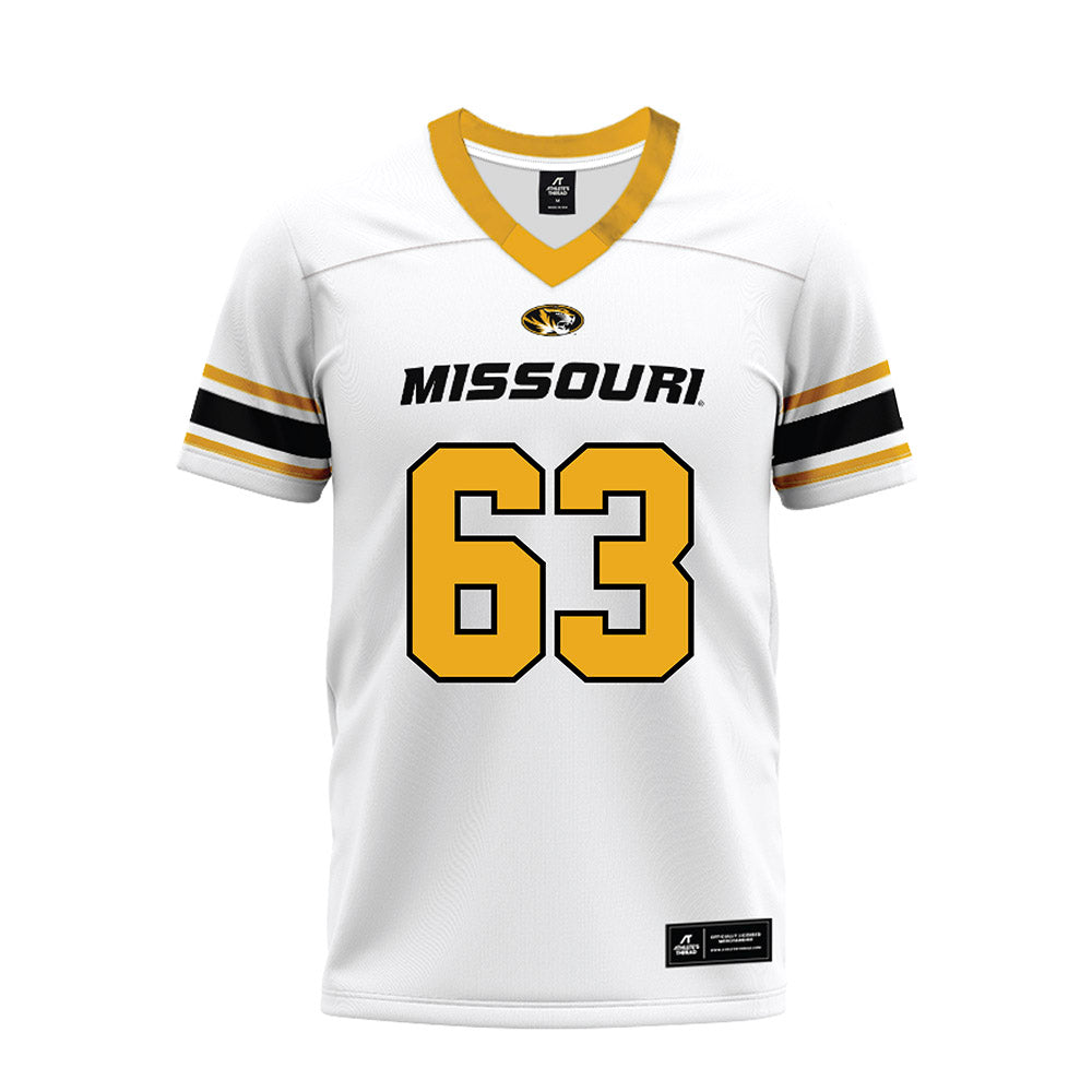 Missouri - NCAA Football : Chace Missouri - White Premium Football Jersey-0