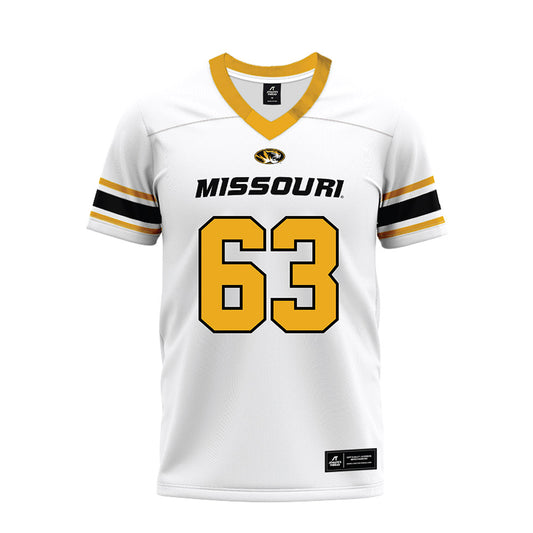 Missouri - NCAA Football : Chace Missouri - White Premium Football Jersey-0