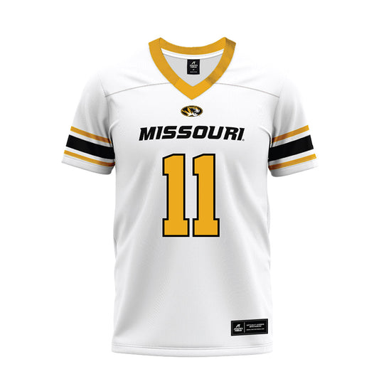 Missouri - NCAA Football : Langden Kitchen - White Premium Football Jersey-0