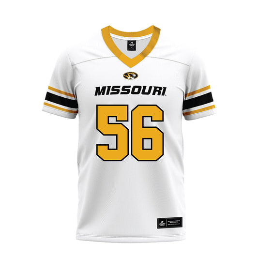 Missouri - NCAA Football : Dominick Giudice - White Premium Football Jersey-0