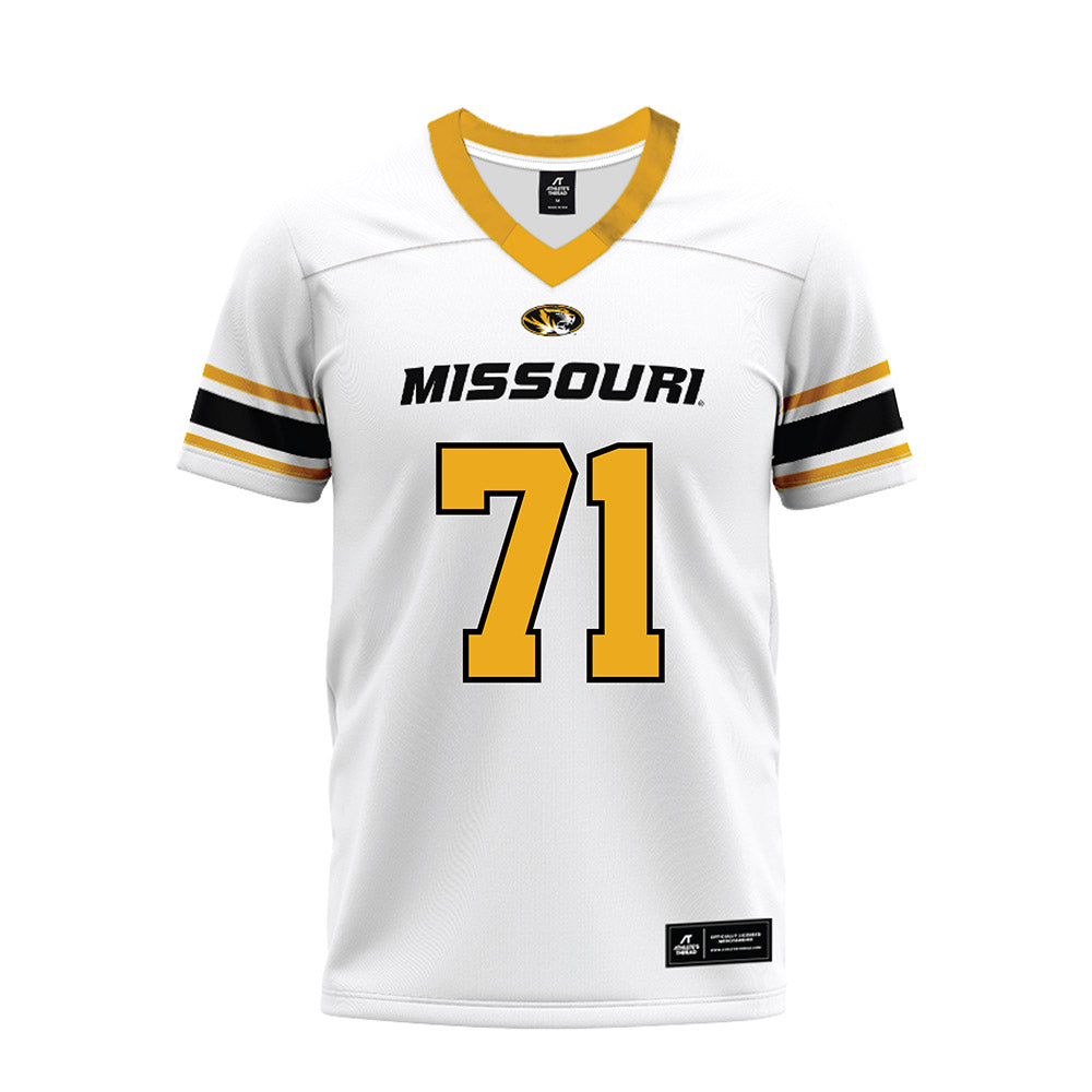 Missouri - NCAA Football : Ryan Jostes - White Premium Football Jersey-0