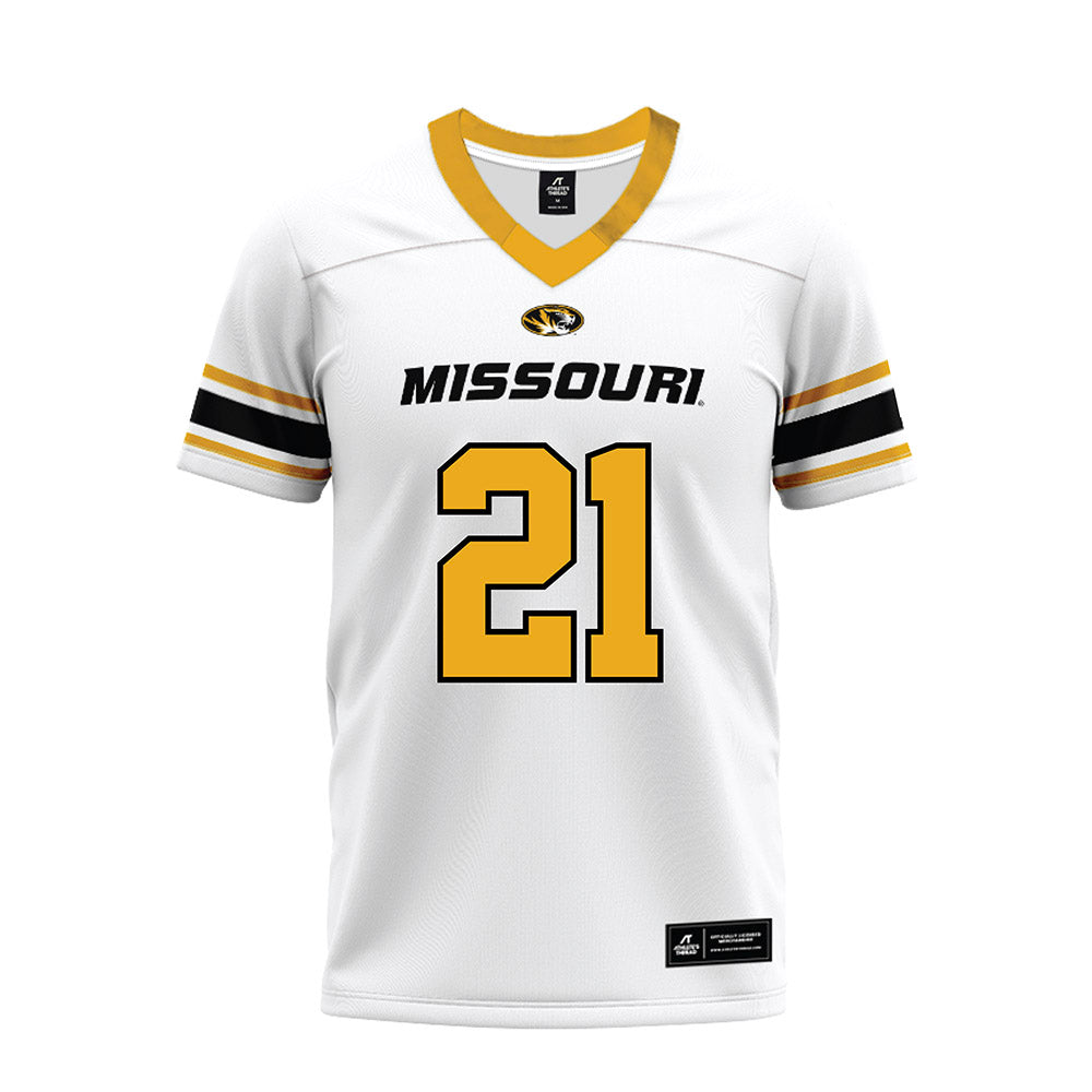 Missouri - NCAA Football : Malae Fonoti - White Premium Football Jersey-0