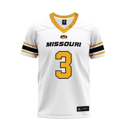 Missouri - NCAA Football : Marquis Gracial - White Premium Football Jersey-0