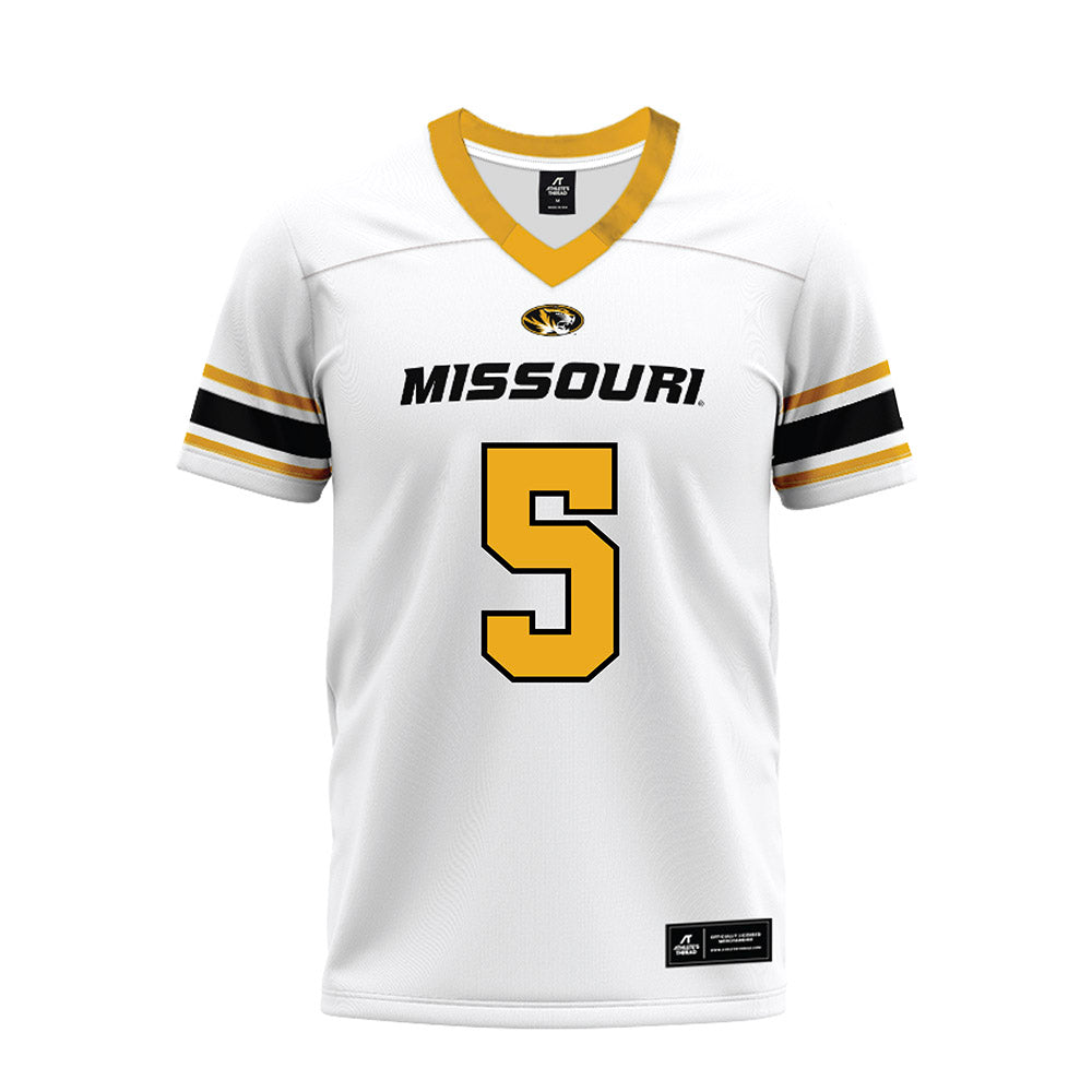 Missouri - NCAA Football : Matt Zollers - White Premium Football Jersey-0