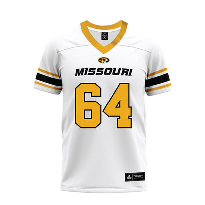 Missouri - NCAA Football : Joseph Schranz - White Premium Football Jersey-0