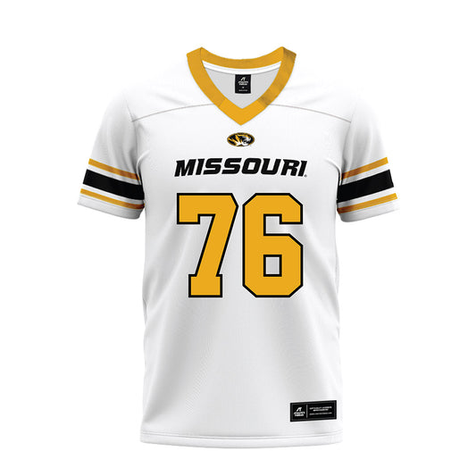 Missouri - NCAA Football : Jack Lange - White Premium Football Jersey-0