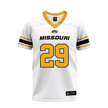 Missouri - NCAA Football : Kamauryn Morgan - White Premium Football Jersey-0