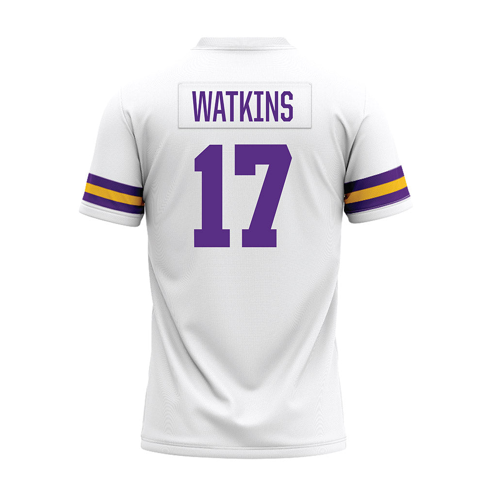 LSU - NCAA Football : Winston Watkins - White Premium Football Jersey-1