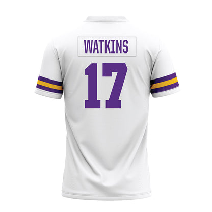 LSU - NCAA Football : Winston Watkins - White Premium Football Jersey-1