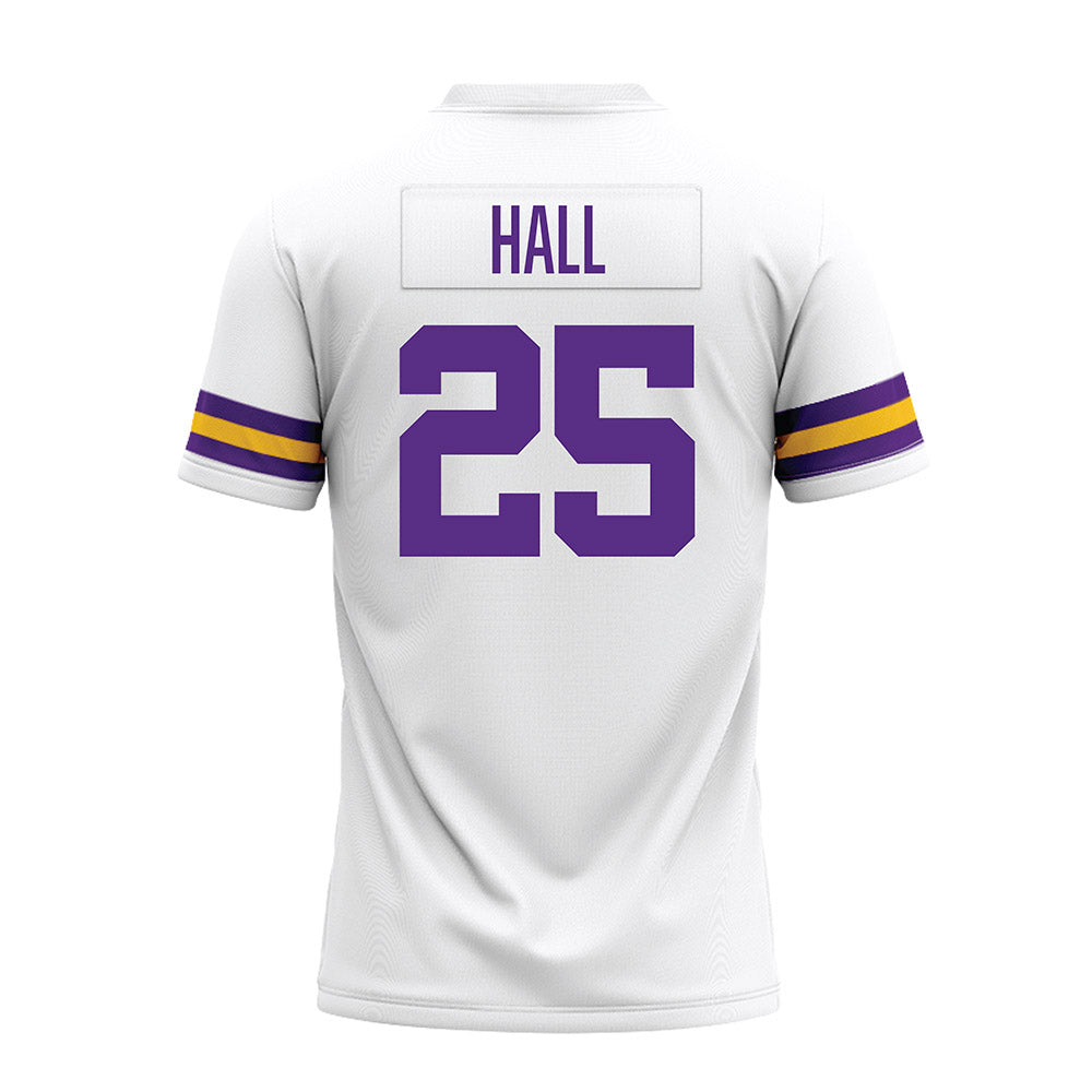 LSU - NCAA Football : Aiden Hall - White Premium Football Jersey-1