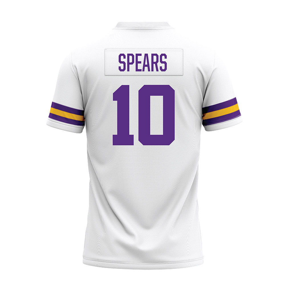 LSU - NCAA Football : Dashawn Spears - White Premium Football Jersey-1