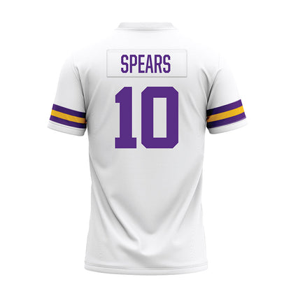 LSU - NCAA Football : Dashawn Spears - White Premium Football Jersey-1