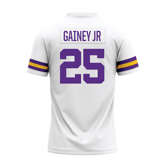 LSU - NCAA Football : Rod Gainey jr - White Premium Football Jersey-0
