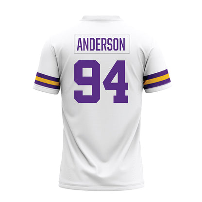 LSU - NCAA Football : Richard Anderson - White Premium Football Jersey-1