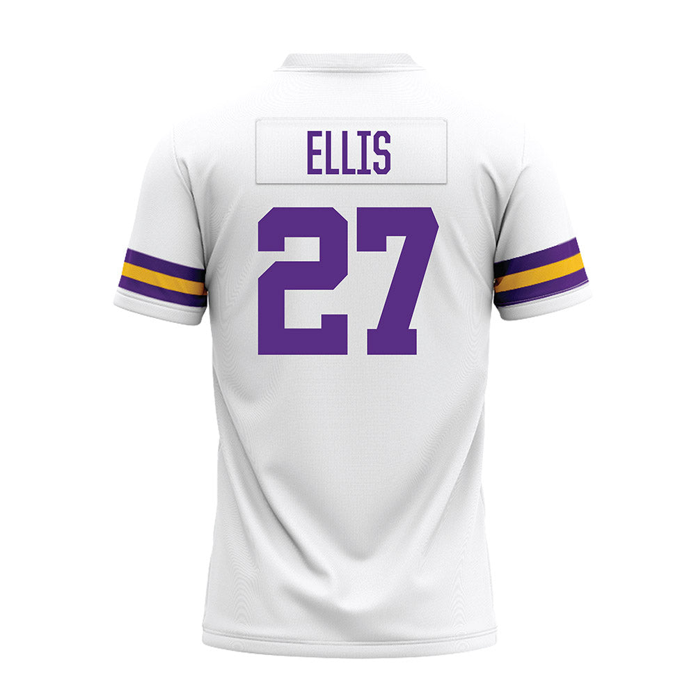 LSU - NCAA Football : Dezyrian Ellis - White Premium Football Jersey-1