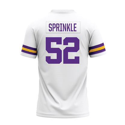 LSU - NCAA Football : Jaquan Sprinkle - White Premium Football Jersey-1