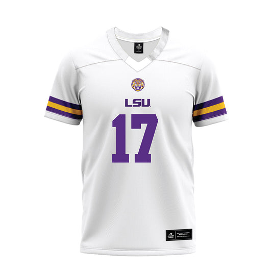 LSU - NCAA Football : Damien Shanklin - White Premium Football Jersey-0